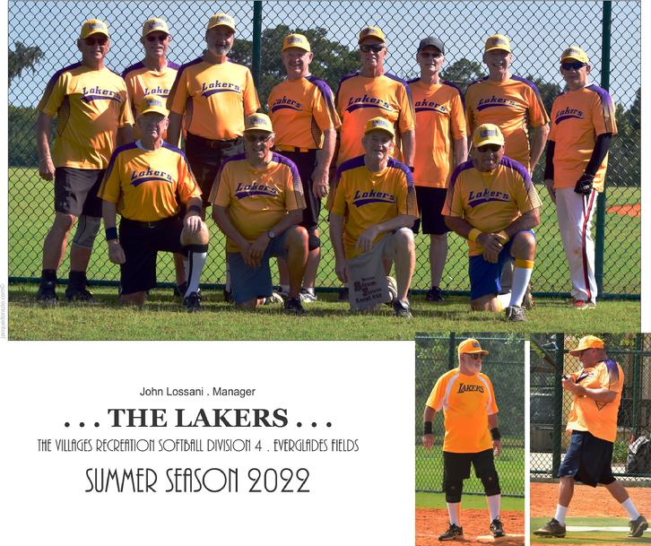 The Villages Lakers D4 softball Summer team