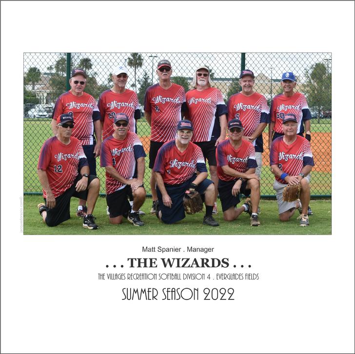 The Villages D4 Wizards Softball Team